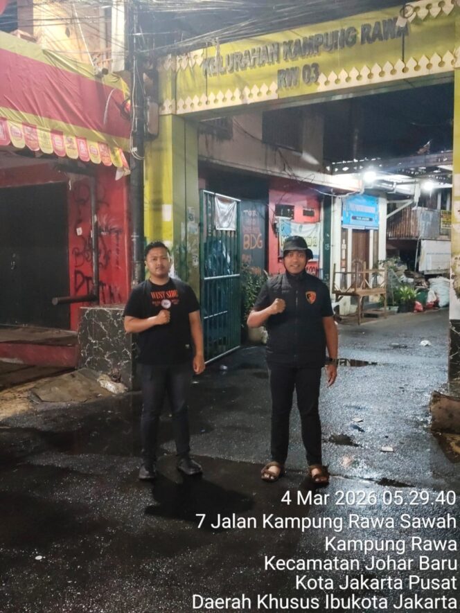 
					Patroli Subuh Ramadhan, Reskrim Polsek Johar Baru Antisipasi Tawuran dan Kejahatan Jalanan