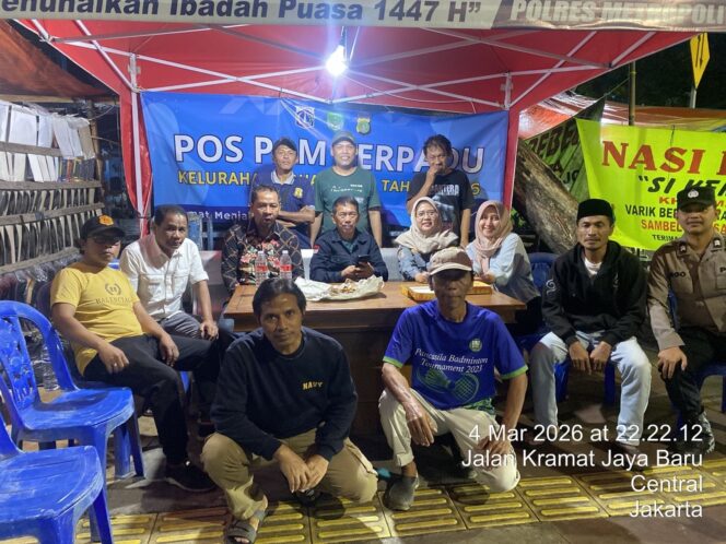 
					Bersama Tiga Pilar, Polisi Cek Pos Pantau Ramadhan JOTET Johar Baru
