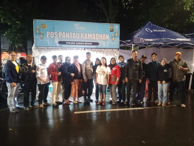
					Kesiapsiagaan Polri Di Tiga Pos Pantau Ramadhan Sawah Besar” Hadir Sebelum Terjadi Guantibmas