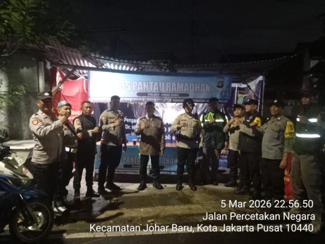 
					Malam Ramadhan Patroli Tiga Pilar, Polisi Perkuat Pos Pantau Antisipasi Tawuran di Johar Baru