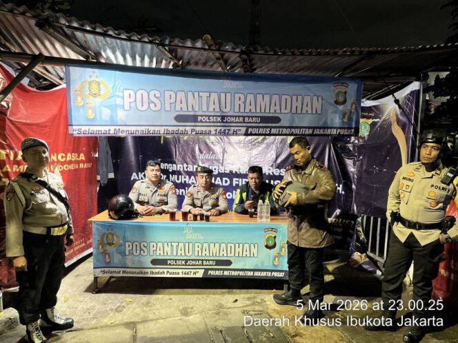 
					Pos Pantau Ramadhan Kawi-Kawi Siaga, Polisi dan Warga Antisipasi Tawuran di Johar Baru