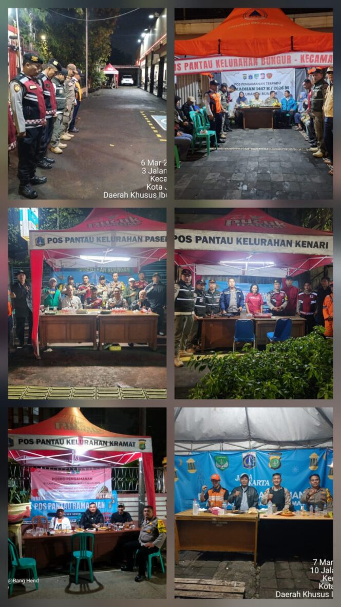 
					Polsek Senen Gelar Ops Cipta Kondisi dan Patroli Tiga Pilar, Pastikan Wilayah Aman Saat Ramadan