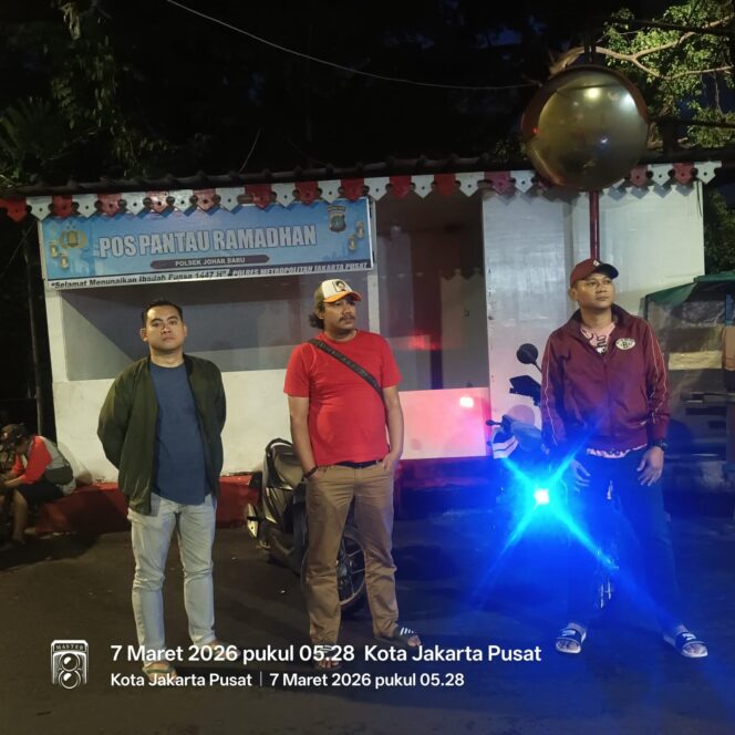 
					Cegah Dini Tawuran dan Antisipasi Guantibmas, Tim Reskrim Polsek Johar Baru Gelar Patroli Subuh