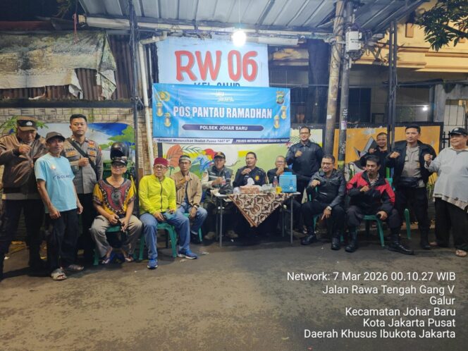 
					Malam Ramadhan Aman, Pos Pantau Polsek Johar Baru Siaga Antisipasi Gangguan Kamtibmas