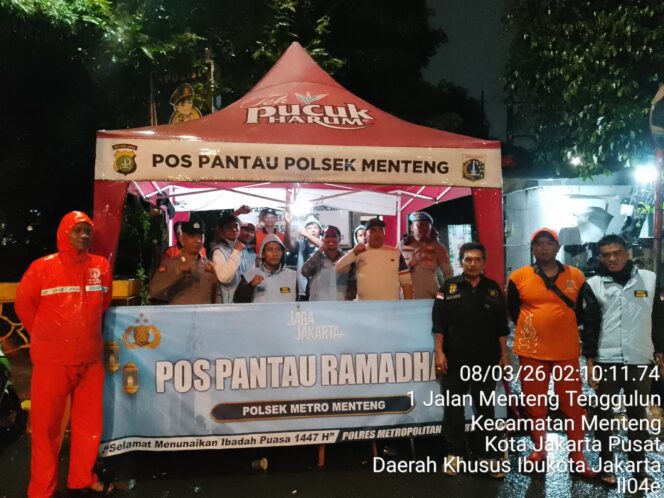 
					Polisi dan Gen Z Jaga Jakarta Siaga, Pengamanan Ramadhan Ditingkatkan Di Pos Pantau Tenggulun