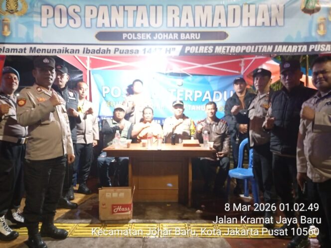 
					Polsek Johar Baru Gelar Pos Pantau Ramadhan, Antisipasi Tawuran dan Gangguan Kamtibmas