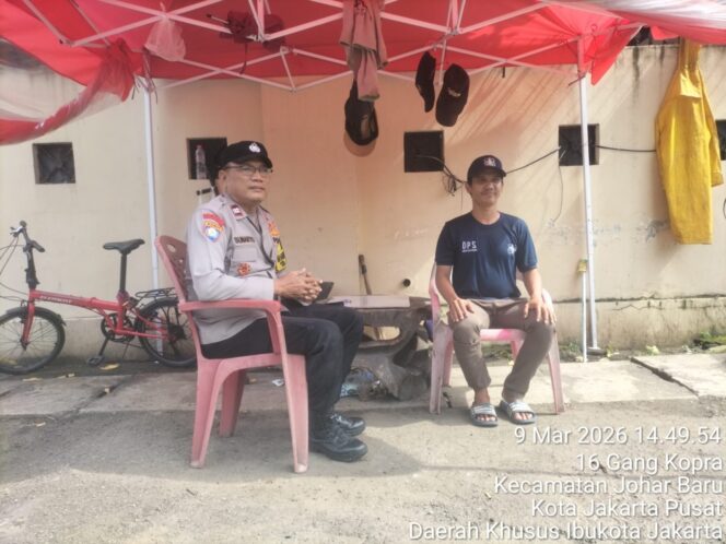 
					Ramadhan Aman di Johar Baru, Polisi Sambangi Permukiman dan Ajak Warga Perkuat Keamanan Lingkungan
