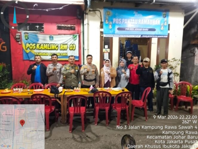 
					Tingkatkan Keamanan Malam Ramadhan, Pos Pantau Kampung Rawa Siaga Jaga Kamtibmas