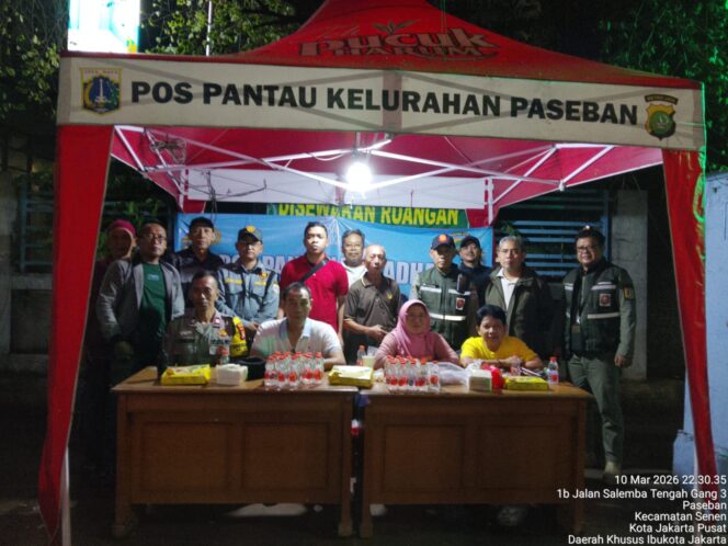 
					Polisi dan Tiga Pilar Siaga di Pos Pantau Ramadhan Paseban, Antisipasi Gangguan Kamtibmas