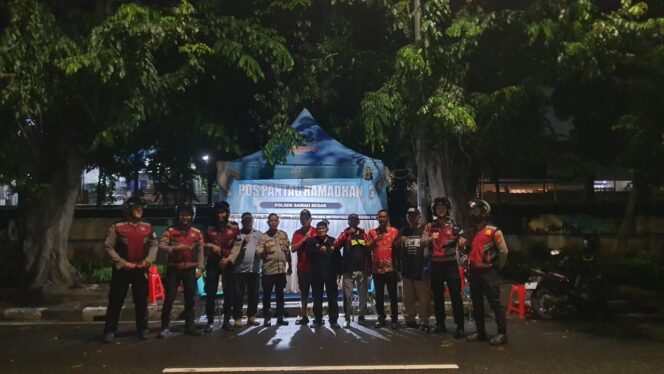 
					Dua Pos Pantau Ramadhan Sawah Besar” Di perkuat Dit Samapta PMJ dan Lalu Lintas