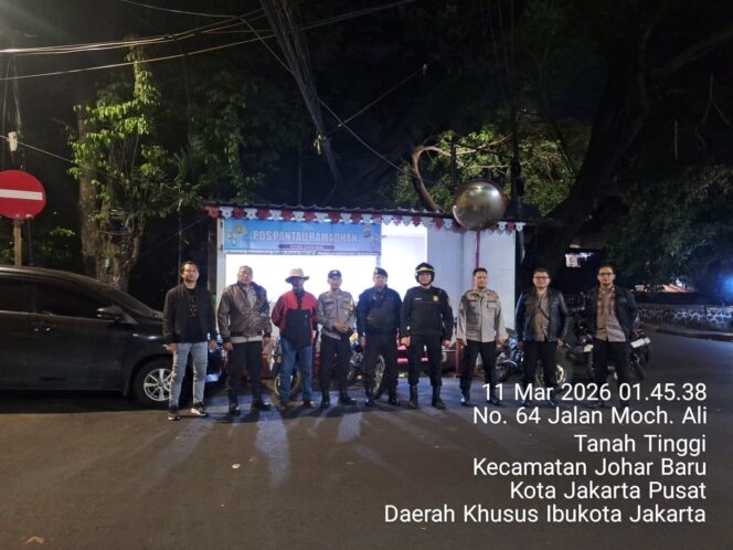 
					Pastikan Keamanan Ramadhan, Tiga Pilar Cek Pos Pantau Kota Paris Johar Baru