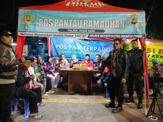 
					Patroli Dini Hari Tiga Pilar Pastikan Pos Pam Jotet Siaga, Keamanan Ramadhan Johar Baru Terjaga