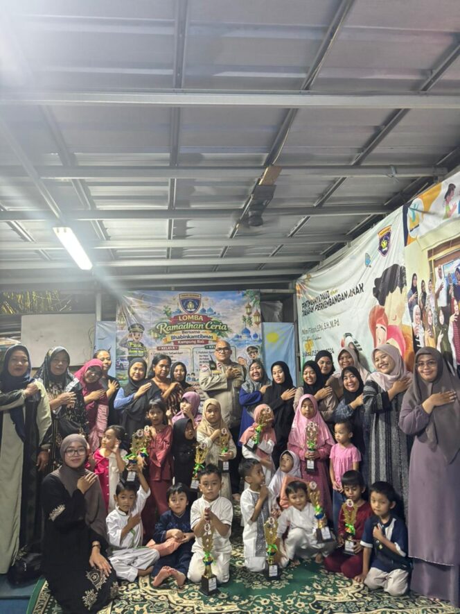 
					Semarak Ramadhan, Bhabinkamtibmas Kampung Bali Adakan Lomba Edukatif dan Buka Puasa Bersama Anak PAUD