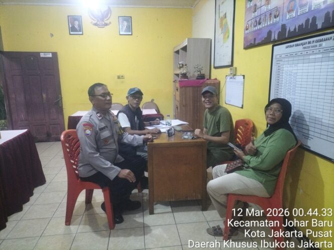 
					Turun Langsung ke Warga, Polisi Perkuat Sinergi Keamanan di RW 09 Johar Baru