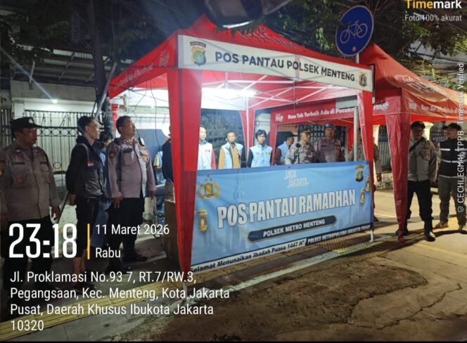 
					Jelang Lebaran, Patroli Tiga Pilar Menteng Siaga di Pos Pantau Tambak Antisipasi Tawuran Warga