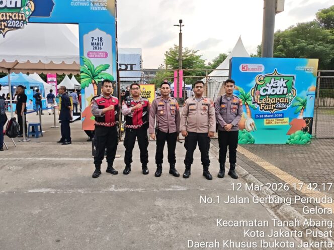 
					Polri Amankan Kegiatan Jakcloth Lebaran Jakarta 2026 di Plaza Timur GBK Senayan
