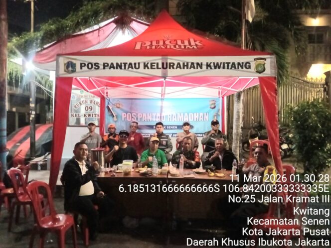 
					Polisi dan Tiga Pilar Pantau Posko Ramadhan di Kwitang, Situasi Aman Kondusif