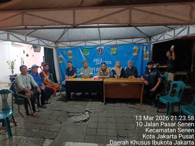 
					Patroli Posko Ramadan di Senen, Polisi dan Tiga Pilar Antisipasi Tawuran hingga Gangguan Kamtibmas