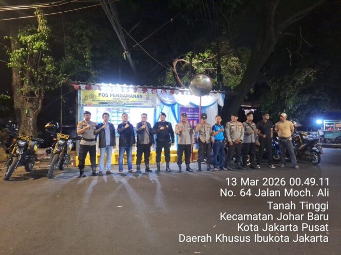 
					Malam Ramadhan Ditingkatkan, Patroli Tiga Pilar Cek Pos Pantau Kota Paris Johar Baru