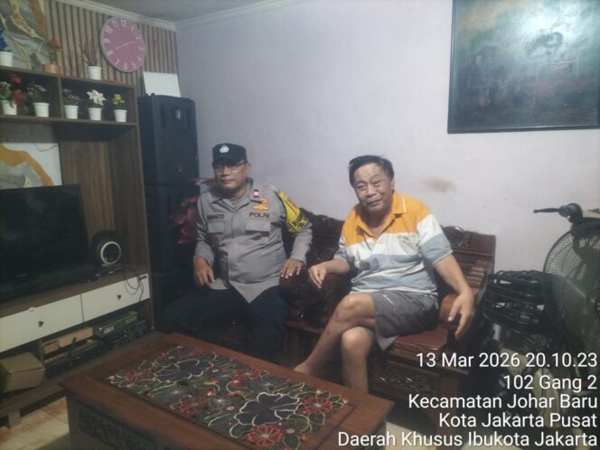 
					Silaturahmi Sambang Kediaman Tokoh Masyarakat, Wujud Cooling System Jaga Kamtibmas Johar Baru