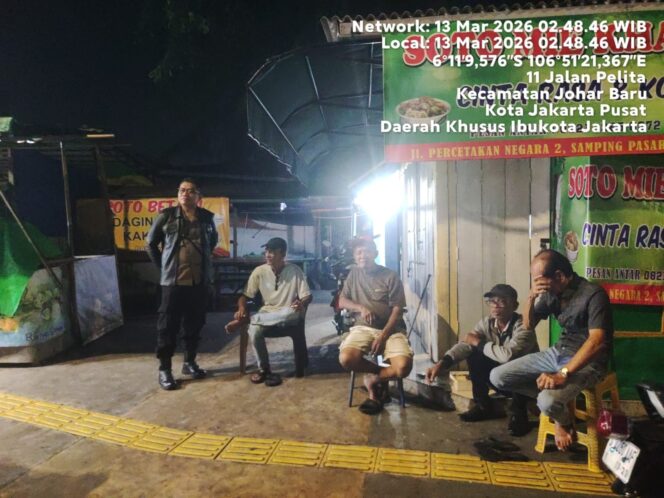 
					Sambang Dialogis Jelang Sahur, Polisi Ajak Warga Johar Baru Cegah Tawuran