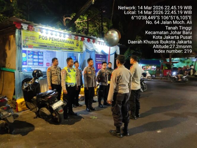 
					Pos Pengamanan Operasi Ketupat Jaya 2026 Kota Paris Johar Baru Siaga Jaga Kamtibmas