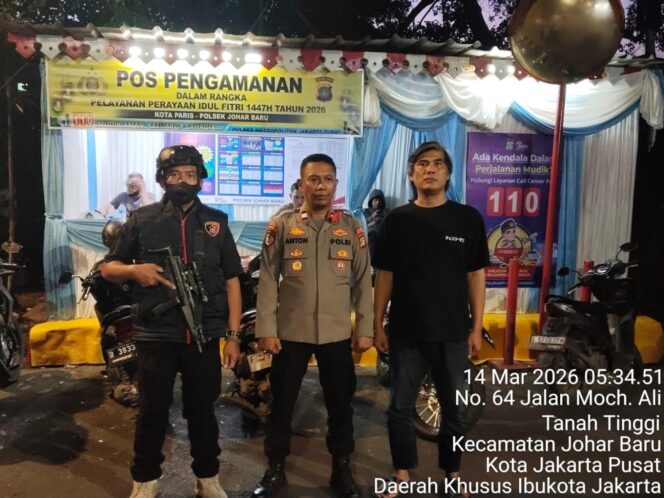 
					Patroli Subuh Tim Reskrim Polsek Johar Baru Antisipasi Tawuran dan Kejahatan Jalanan