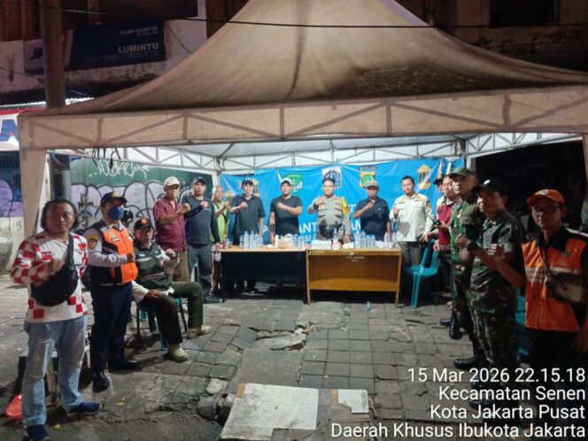 
					Patroli Posko Ramadan di Senen, Polisi Bersama Tiga Pilar Antisipasi Tawuran