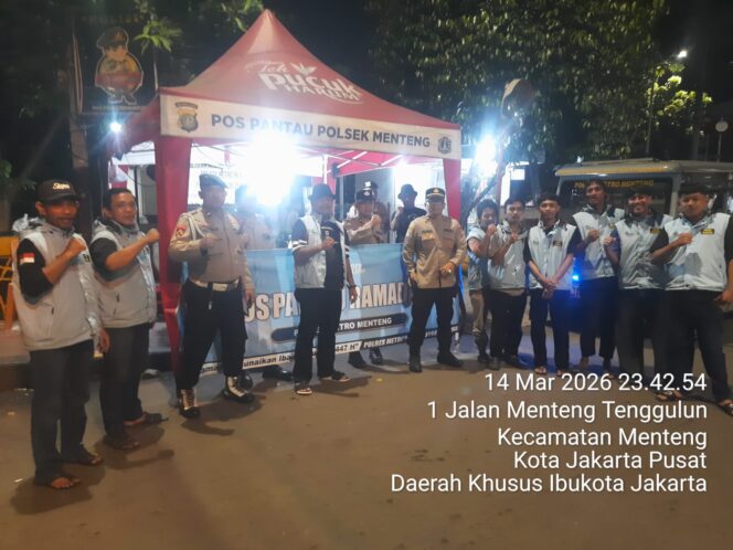 
					Jelang Idulfitri, Patroli Gabungan Menteng Siaga di Pos Pantau Menteng Tenggulun