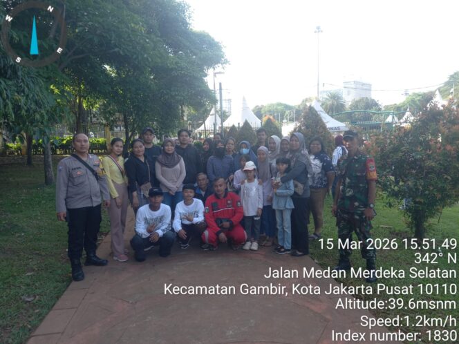 
					Bhabinkamtibmas Kenari Dampingi Warga Hadiri Serah Terima Jaga di Istana Merdeka