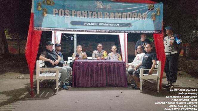 
					Polisi Dirikan Pos Pantau Ramadhan di HBR Motik Kemayoran, Antisipasi Tawuran Jelang Sahur