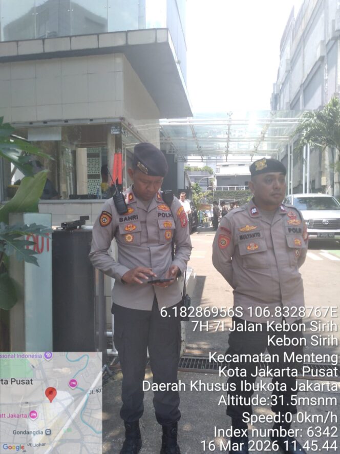 
					Apel Siaga di Kebon Sirih, Polsek Metro Menteng Antisipasi Unras di Kantor BGN