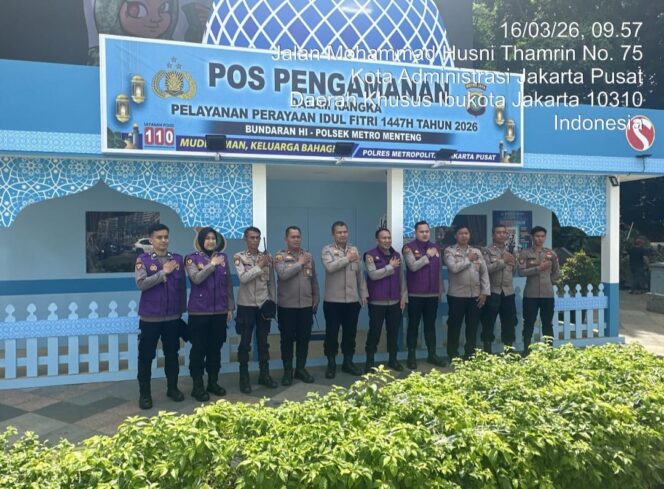 
					Polisi Perketat Pengamanan Bundaran HI Dalam Operasi Ketupat Jaya 2026