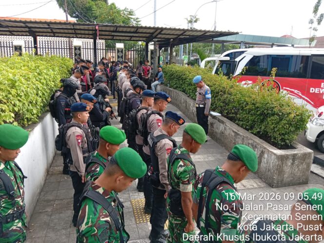 
					Apel Pengamanan Operasi Ketupat Jaya 2026 Digelar di Posyan Stasiun Pasar Senen, 83 Personel Dikerahkan