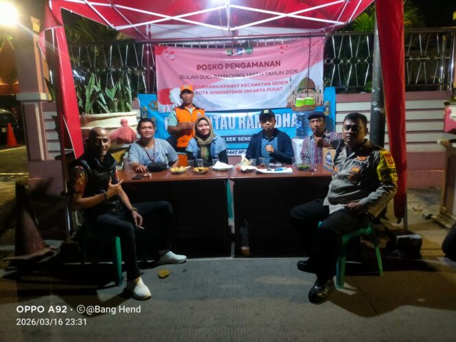 
					Polisi dan Warga Gelar Pos Pantau Ramadan di Kramat, Antisipasi Tawuran dan Perang Sarung