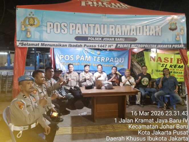 
					Sinergi Polisi dan Warga di Pos Pantau Ramadhan Jotet, Perkuat Pengamanan Malam Hari di Johar Baru