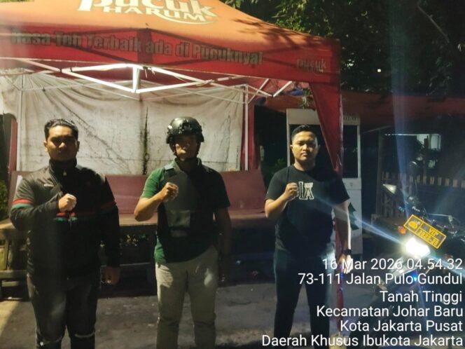 
					Malam Ramadhan Lebih Aman, Tim Reskrim Polsek Johar Baru Intensifkan Patroli Subuh