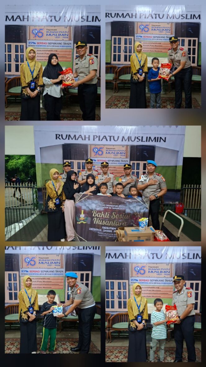 
					Siswa Setukpa Angkatan 55 Tebar Kepedulian di Panti Asuhan Yatim Muslimin Jakarta Pusat
