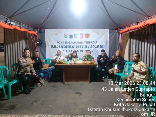 
					Pos Pantau Ramadhan di Bungur Siaga, Antisipasi Tawuran hingga Perang Sarung