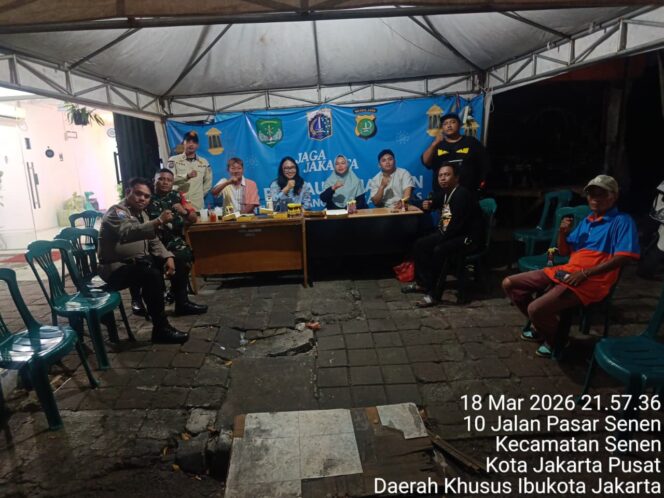 
					Patroli Posko Ramadhan di Senen, Aparat dan Warga Bersinergi Cegah Tawuran