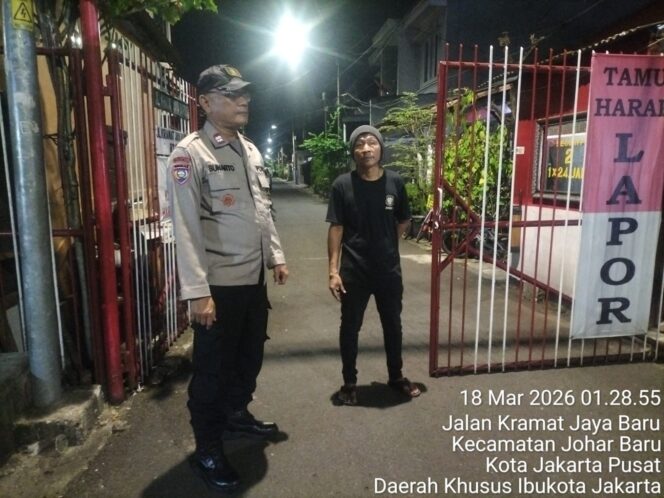 
					Antisipasi Kriminalitas Ramadhan, Polisi Intensifkan Sambang dan Patroli Poskamling di Johar Baru