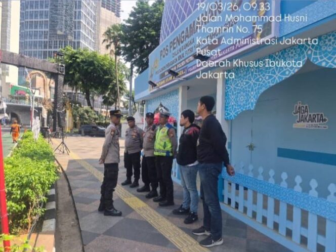 
					Polsek Metro Menteng Maksimalkan Pengamanan Lebaran di Kawasan Bundaran HI