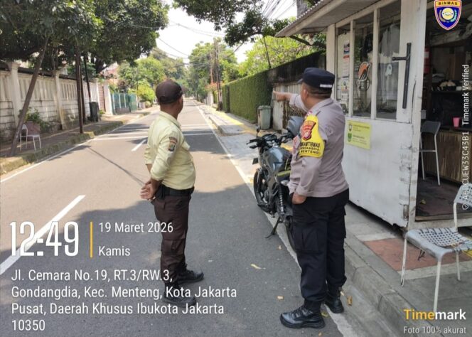 
					Bhabinkamtibmas Gondangdia Tingkatkan Sambang Wilayah, Perkuat Antisipasi Kejahatan di Jalan Cemara