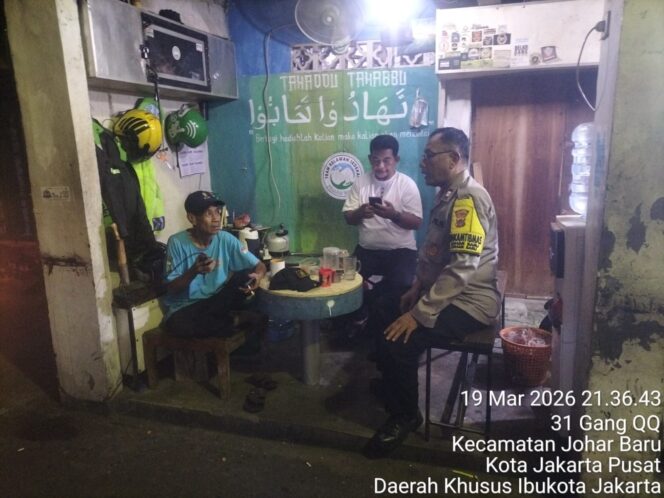 
					Sambang RW 11 Johar Baru, Polisi Perkuat Sinergi dan Deteksi Dini Kamtibmas