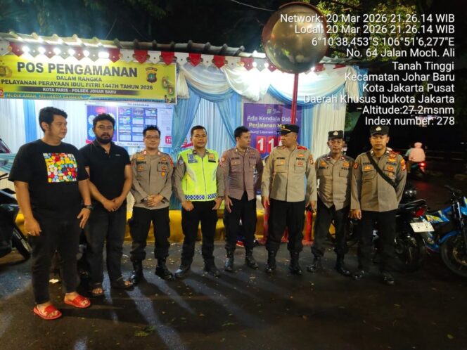 
					Gema Takbir Berkumandang, Pengamanan Pospam Ketupat Jaya 2026 Kota Paris Berjalan Optimal