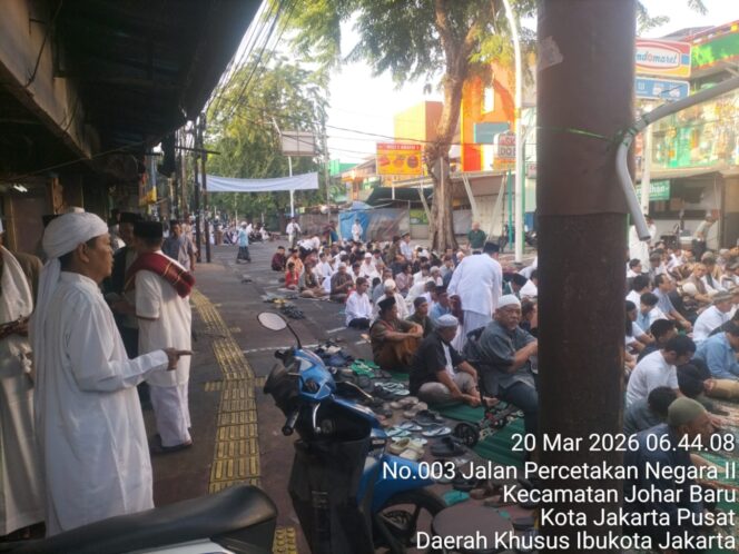 
					Pengamanan Sholat Idul Fitri di Johar Baru Berlangsung Aman dan Khidmat