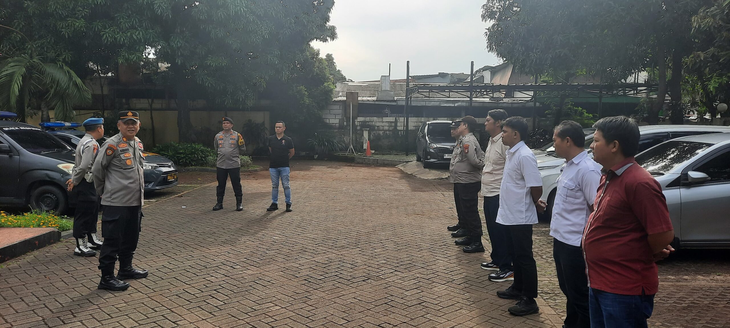 Apel Pagi Polsek Kemayoran, Tekankan Pelayanan Humanis dan Siaga Arus Balik