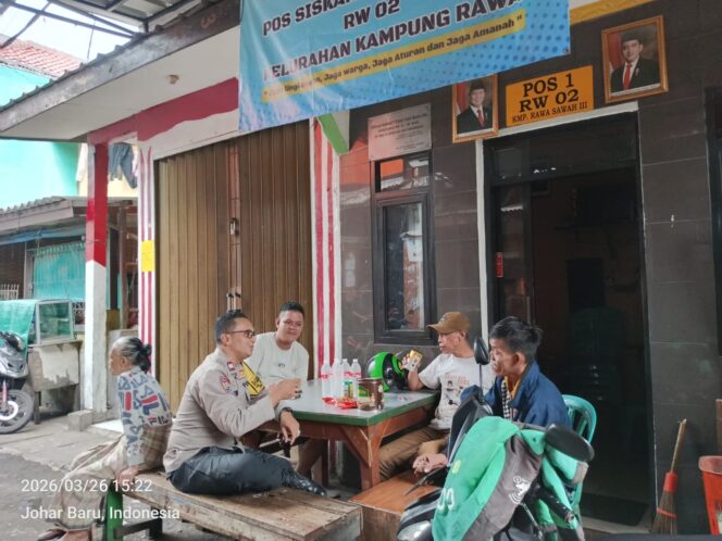 
					Cooling System dan Patroli Wilayah, Polisi Jaga Kondusifitas Lingkungan Kampung Rawa