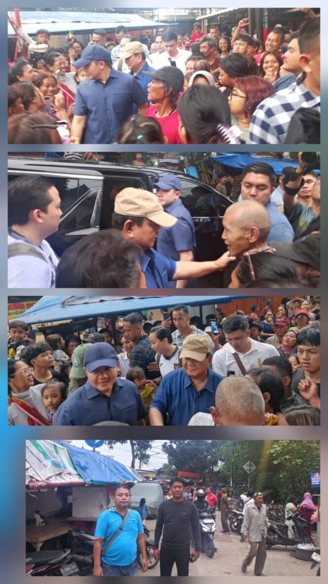 
					Presiden Prabowo Subianto Kunjungan Mendadak ke Pasar Gaplok Senen, Sapa Warga Secara Langsung