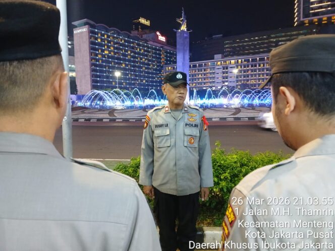 
					Pasca Lebaran, Polsek Metro Menteng Perkuat Pengamanan Di Bundaran HI